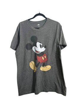 Old Navy Mickey Mouse Graphic Tee L/G Gray